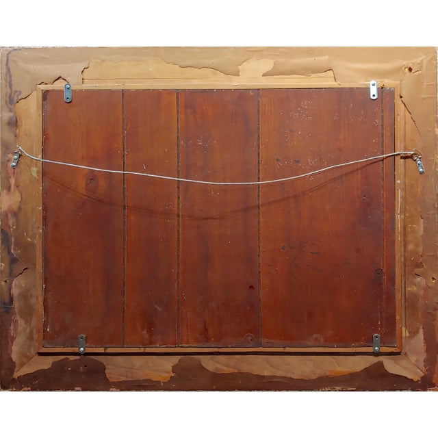 Brown The Lonely Elk on Mount Shasta - 19th Century Oil Painting For Sale - Image 8 of 9