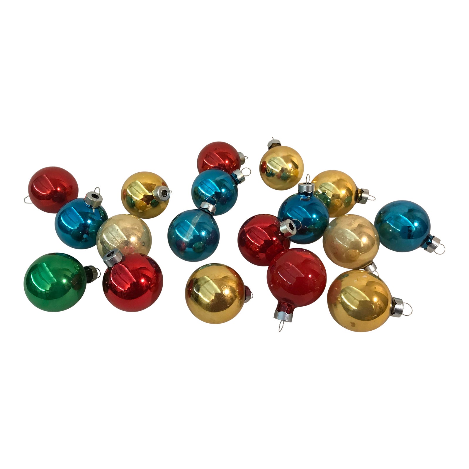 Vintage Holiday Glass Ornaments Set of 18 Chairish