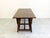 Arts & Crafts American Arts and Crafts Solid Oak Trestle Dining Table, 1960's For Sale - Image 3 of 8