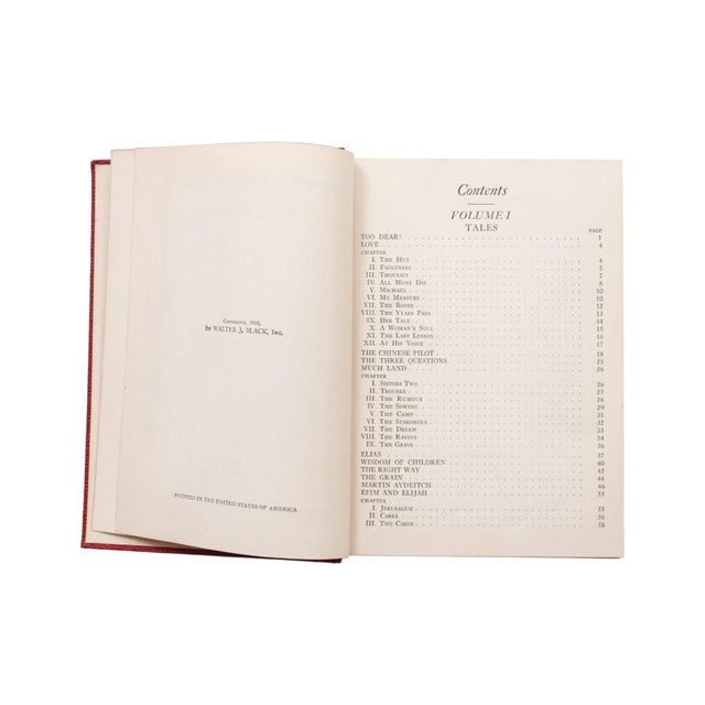 The Works of Tolstoi 1928 For Sale - Image 4 of 7