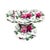 English 1990s Roy Kirkham English Rose Jumbo Teacup Saucers Bone China England 6.625" - Set of 4 For Sale - Image 3 of 12