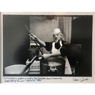 Edward Serotta, Photo Tzitzko Abinun Jewish Cooking Budapest Vintage Silver Gelatin Photograph, c.1990s For Sale