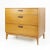 Mid-Century Modern Mid Century Walnut 3 Drawer Dresser For Sale - Image 3 of 10