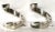 Metal Dansk Pair of Silver Plated Candlesticks For Sale - Image 7 of 7
