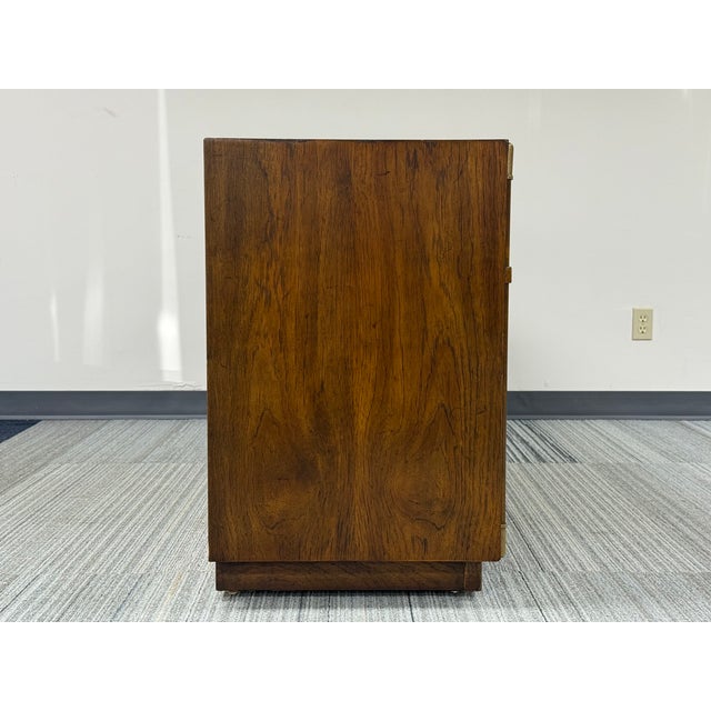 Wood Drexel Accolade Campaign Style 7-Drawer Dresser For Sale - Image 7 of 10