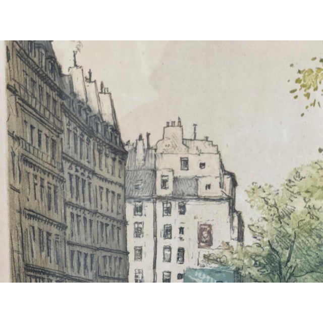 Mid 20th Century Booksellers on the Seinne Wall Art Print For Sale - Image 4 of 11