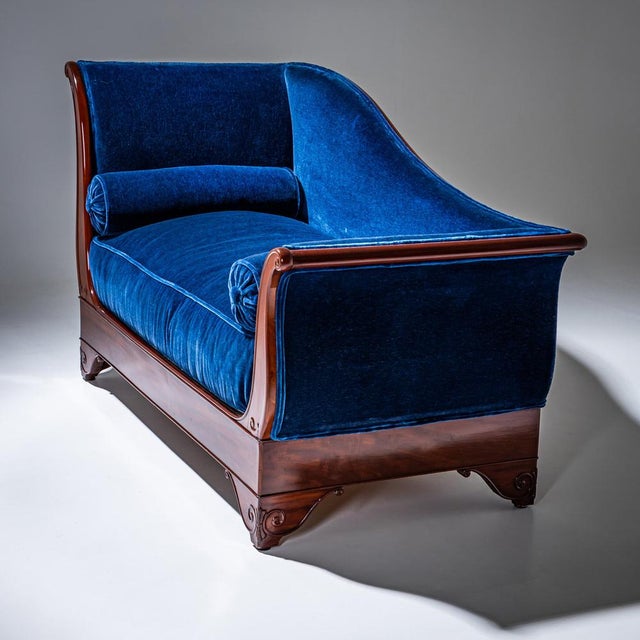 Antique French Chaise Lounge, 1830 For Sale - Image 5 of 12