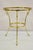 Late 20th Century Italian Hollywood Regency Brass Swan Tripod 2 Tier Round Occasional Side Table For Sale - Image 11 of 12