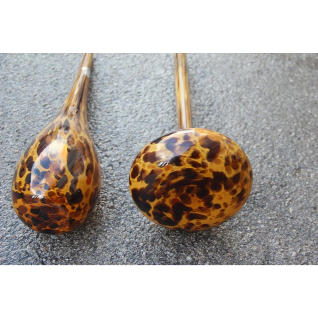 Spotted Murano Glass Vases from Maestri Vetrai, 1980s, Set of 2 For Sale - Image 11 of 15