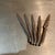 Classical Roman 1980s Laguiole-Style Steak Knives Sabatier France Chrome Plated Polished Steel - Set of 5 For Sale - Image 3 of 12