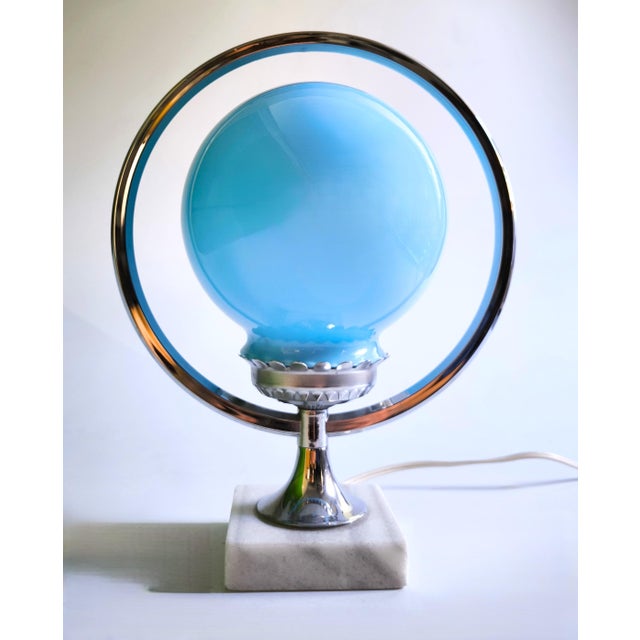 Vintage Art Deco/Space Age Lamp For Sale - Image 9 of 13