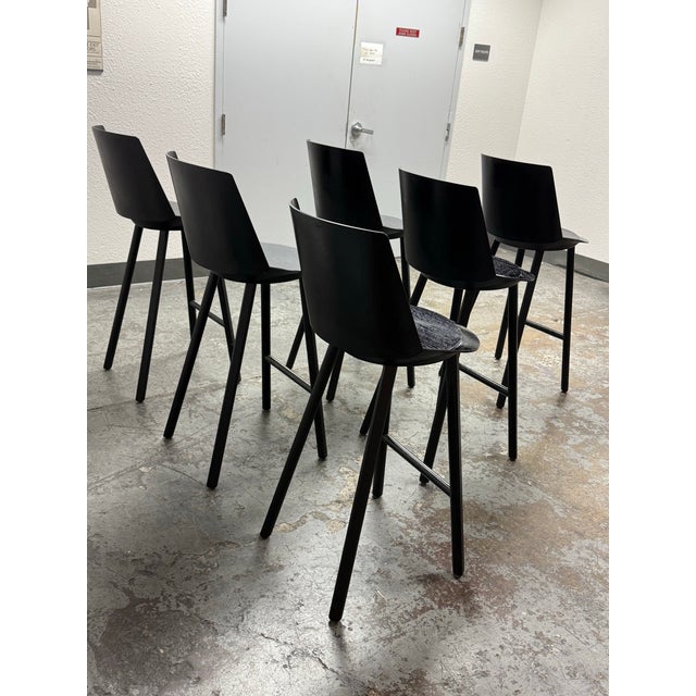 Stefan Diez for E15 Jean Bar Stools, Set of Six For Sale - Image 4 of 12