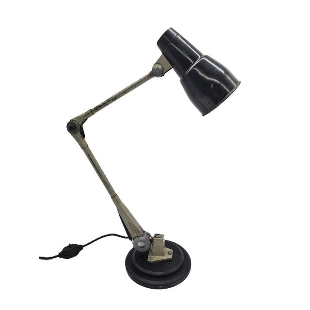 Mid-Century Modern Industrial Adjustable Desk Lamp, 1950s-1960s For Sale - Image 14 of 14