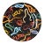 Seletti Wears Toiletpaper - Porcelain Gold Border Snakes Plate For Sale