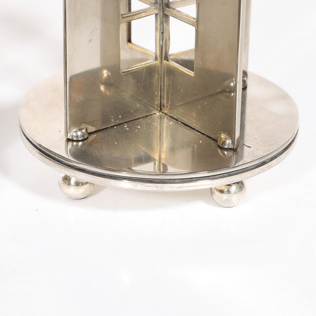 Pair of Modernist Signed Swid Powell Geometric Candlestick Holders For Sale - Image 18 of 18