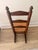 American Vintage Child’s Ladder Back Rocking Chair With Woven Seat | Solid Hardwood For Sale - Image 3 of 6