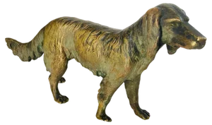 Bronze Dog in the style of Jules Moigniez, France, 1880s