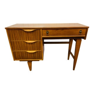 Mid-Century Stanley Walnut Writing Desk For Sale