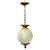 Art Deco French Glass Globe Hanging Pendant Light, 1930 For Sale - Image 6 of 6