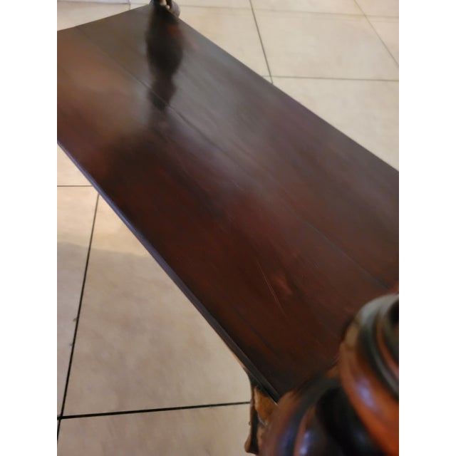 19th Century Merklen Brothers Mahogany Parlor Table. For Sale - Image 4 of 6