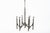 Mid-Century Modern Gaetano Sciolari Italian Chrome Mid Century Modern Chandelier, 1970s For Sale - Image 3 of 12