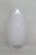 White Cased Glass White Tapered Small Vase For Sale - Image 8 of 10