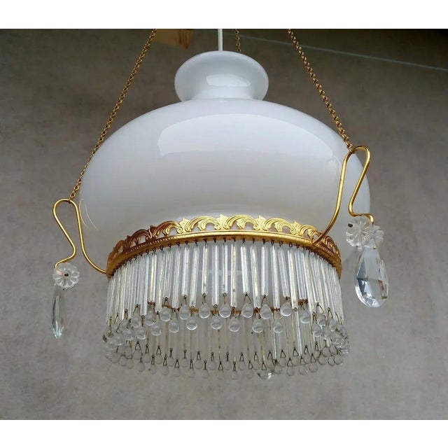 Vintage Type 70 020/1 Chandelier from Železnobrodske sklo, 1990s For Sale - Image 6 of 10