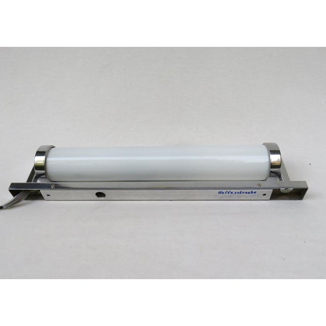 Chrome-Plated Glass Wall Lamp from Napako, Czech Republic, 1930s For Sale - Image 15 of 16