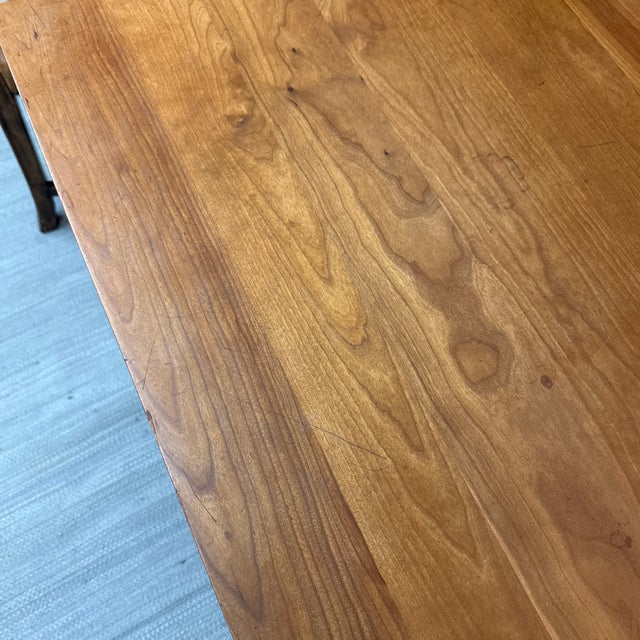 Circa 2001 Stickley Arts & Crafts Cherry Wood Desk For Sale - Image 10 of 12