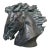 Vintage 1970s Sculptural Decor Horse Head For Sale