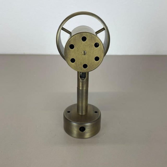 Minimalist Brass Tube Spot Wall Lights, Italy, 1970s, Set of 2 For Sale - Image 13 of 18