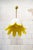 Yellow Murano Glass Floral Pendant Light from Leucos, 1970s For Sale - Image 4 of 9