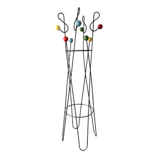 Clé de Sol Coat Rack by Roger Feraud, France, 1950s For Sale