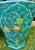 Turquoise Rare Pair of Chinese Turquoise-Ground Fahua Ware Octagonal Lidded Vases, Ming For Sale - Image 8 of 18