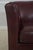 Burgundy Ethan Allen Burgundy Leather Modern Sofa For Sale - Image 8 of 18