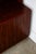 Wood Mid Century Danish Modern Cabinet Rosewood Bookshelf Shelves Metal Handles MCM For Sale - Image 7 of 12