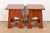 Mission Roycroft Arts & Crafts Cherry Wood Tabourets by Stickley, Pair For Sale - Image 3 of 10