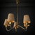 Swedish mid century chandelier produced by the Swedish electric company ASEA in the 1950s. Sculptural frame made from...