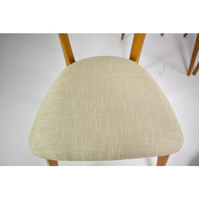 Set of 4 Italian Dining Chairs by Ico & Luisa Parisi for Ariberto Colombo, 1950s For Sale - Image 6 of 8