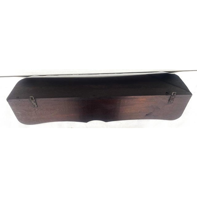Stylish Wooden Shelf with Hooks in Oak, 1970s For Sale - Image 4 of 13