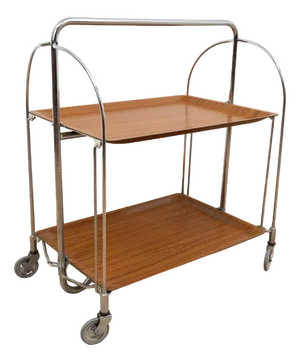 Foldable Serving Trolley by Bremshey & Co., 1960s