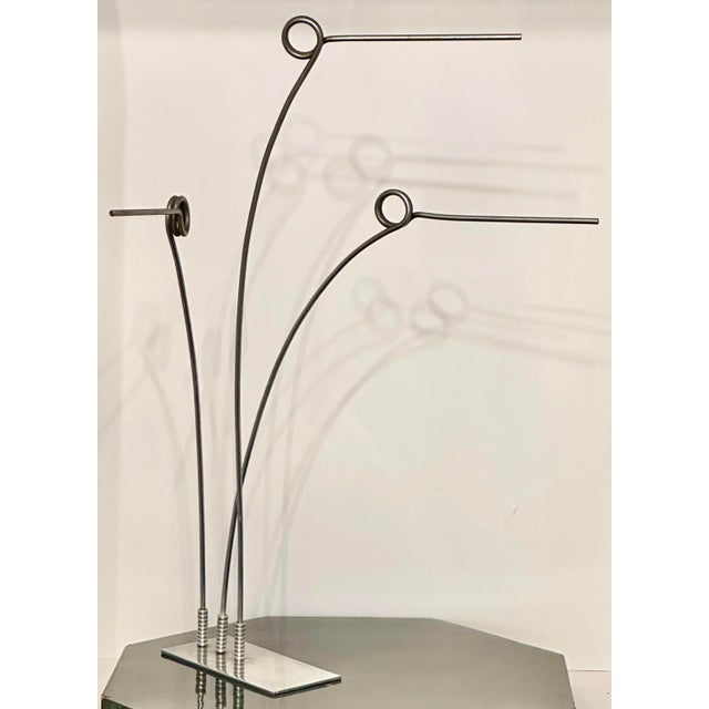 Contemporary Abstract Metal Sculpture Adjustable For Sale - Image 4 of 12