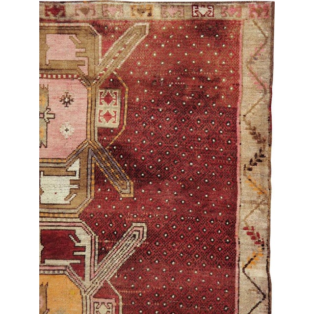 Tribal Galerie Shabab Collection Mid-20th Century Turkish Anatolian Rug For Sale - Image 3 of 10