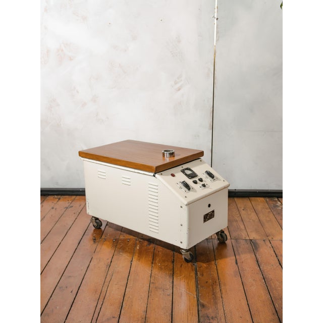 Wood Vintage Famed Lamp Cart with Oak Tops, 1960s For Sale - Image 7 of 18