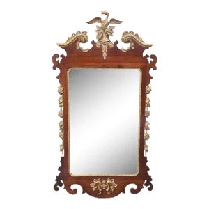 American George II Style Giltwood Mirror