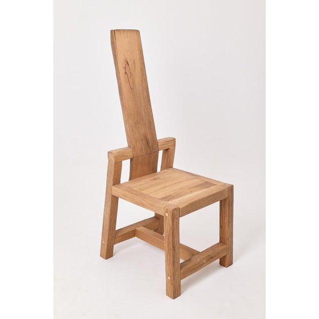 This striking throne chair is a one of a kind functional sculpture, hand-crafted to celebrate the raw and honest beauty of...