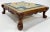 Wood Vintage Needlepoint Carved Wood Footstool For Sale - Image 7 of 9