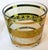 Vintage Culver Barware Cocktail Set Green and Gold Rock Glasses and Ice Bucket For Sale - Image 12 of 17