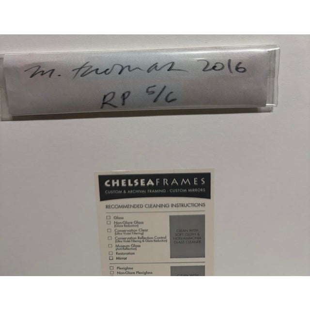 American Art Print “Clarivel With Black Blouse With White Ribbon” by Mickalene Thomas 2016 For Sale - Image 3 of 8