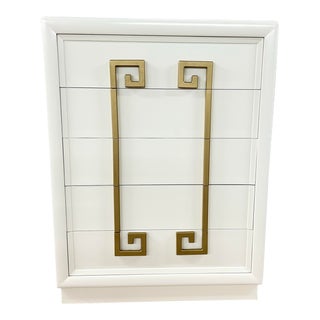 1950s Fine Chest of Drawers With a Greek Key Motif by Kittinger For Sale
